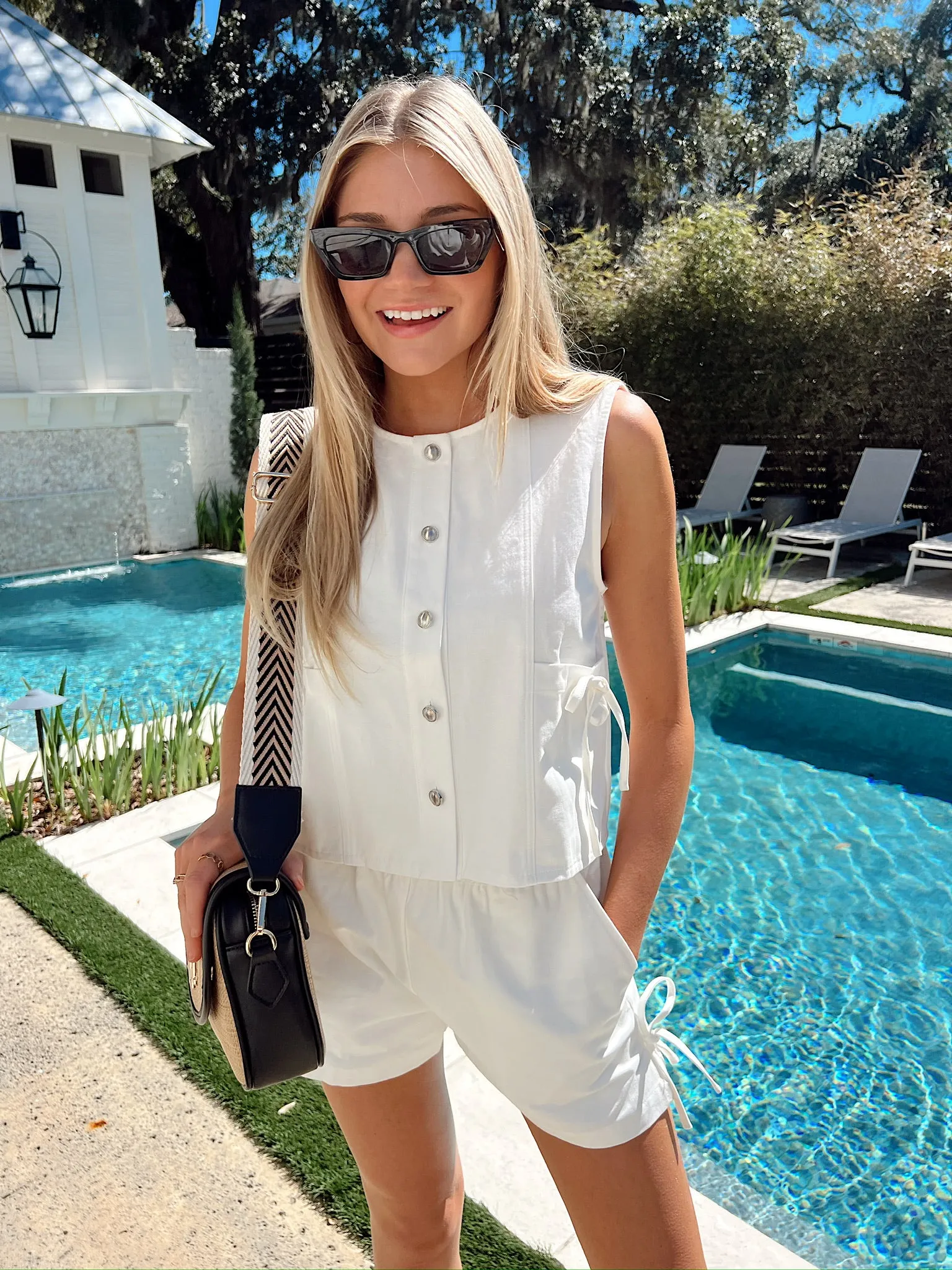 Pristine and Pretty Denim Shorts sold by Bella Rose boutique product image thumbnail 3