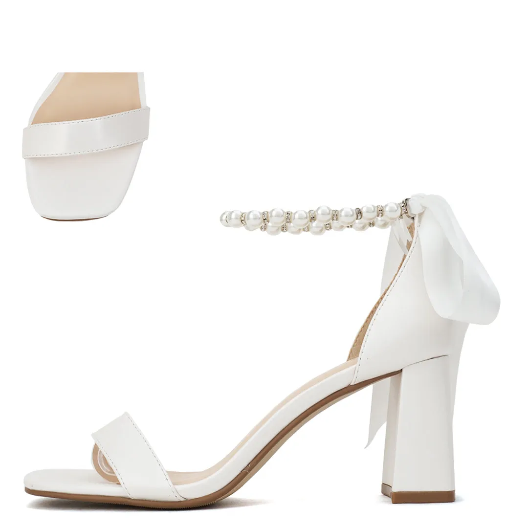 Morgan's Pearl Ankle Strap Heels sold by Bella Rose boutique product image thumbnail 2