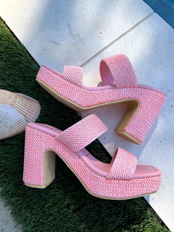 Italian Summers Platform Heels sold by Bella Rose boutique