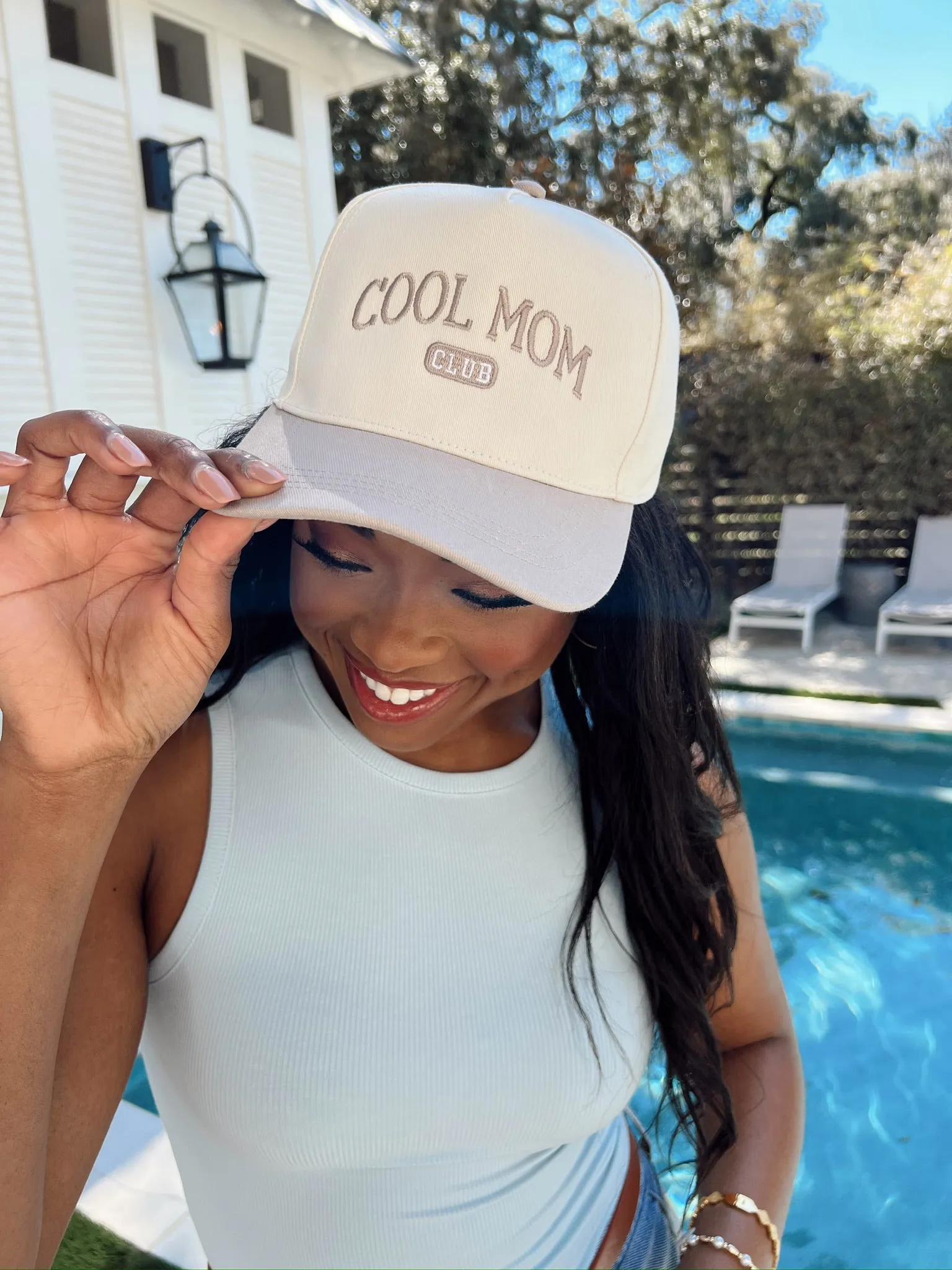 "Cool Mom Club" Trucker Hat sold by Bella Rose boutique product image thumbnail 4