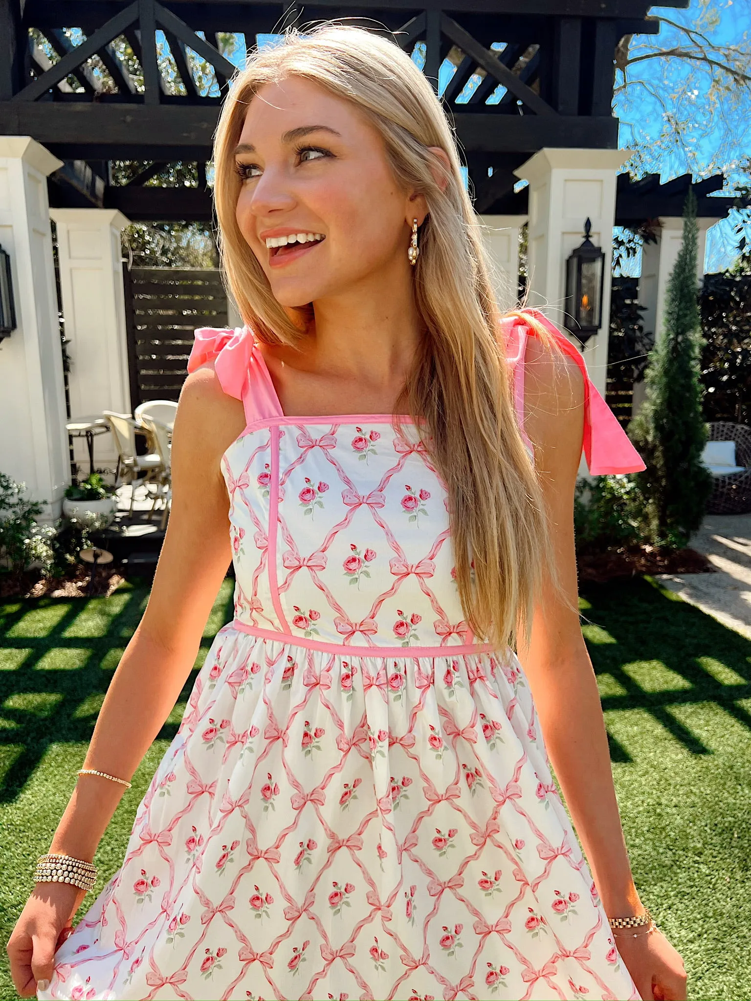 Romance That Wows Midi Dress sold by Bella Rose boutique product image thumbnail 2