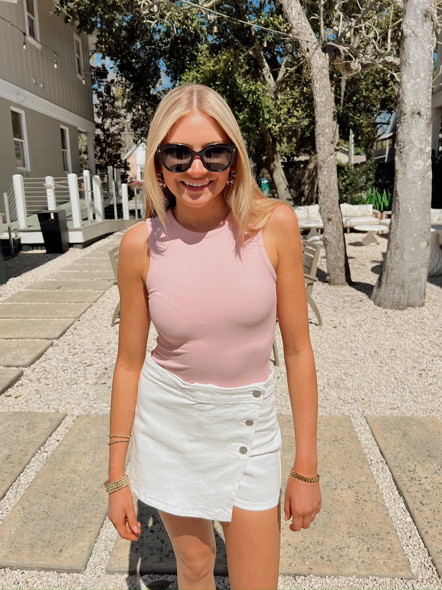 The Journey Continues High Rise Skort sold by Bella Rose boutique