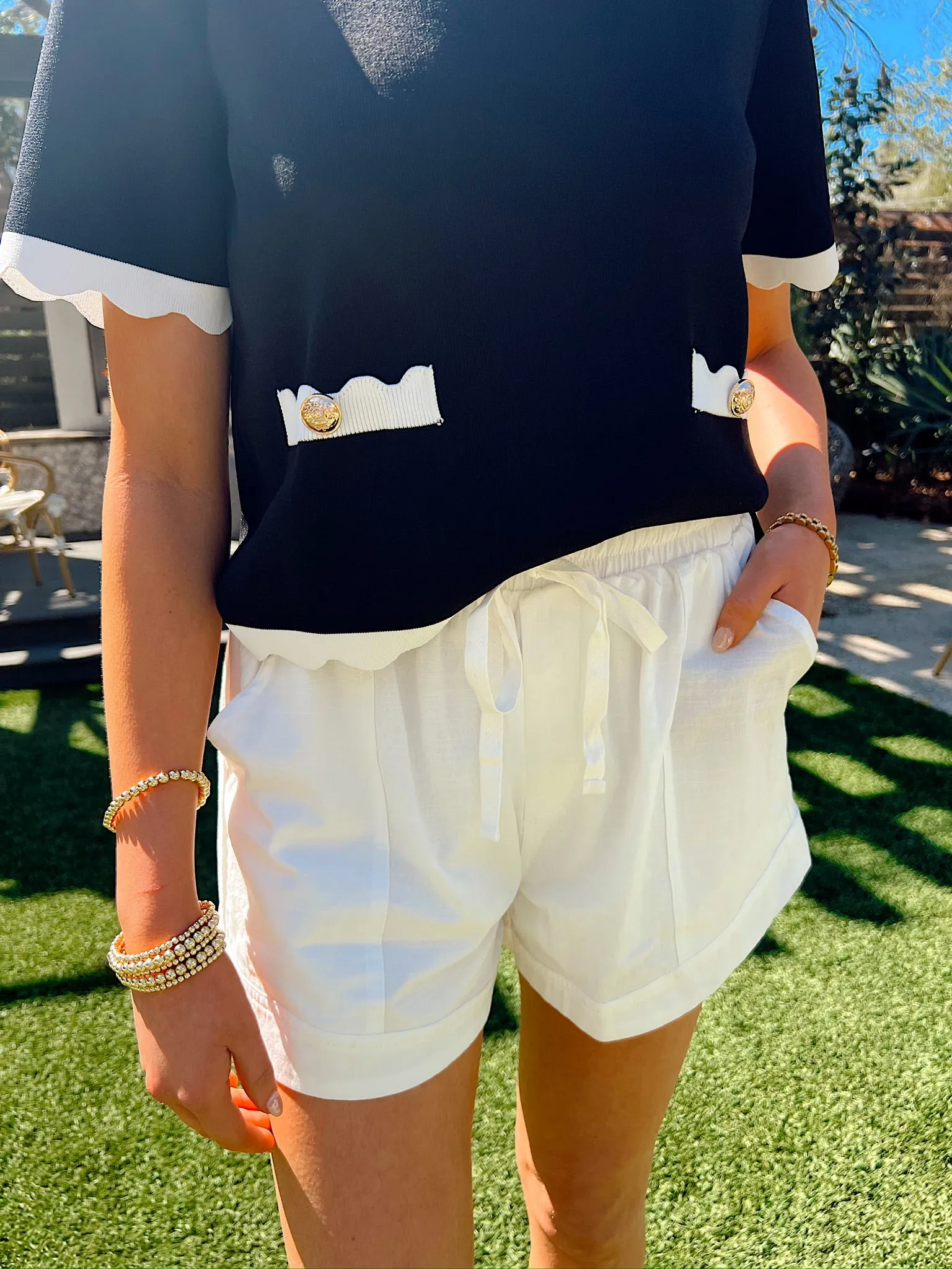 Keep it Stylish High Rise Shorts sold by Bella Rose boutique product image thumbnail 3