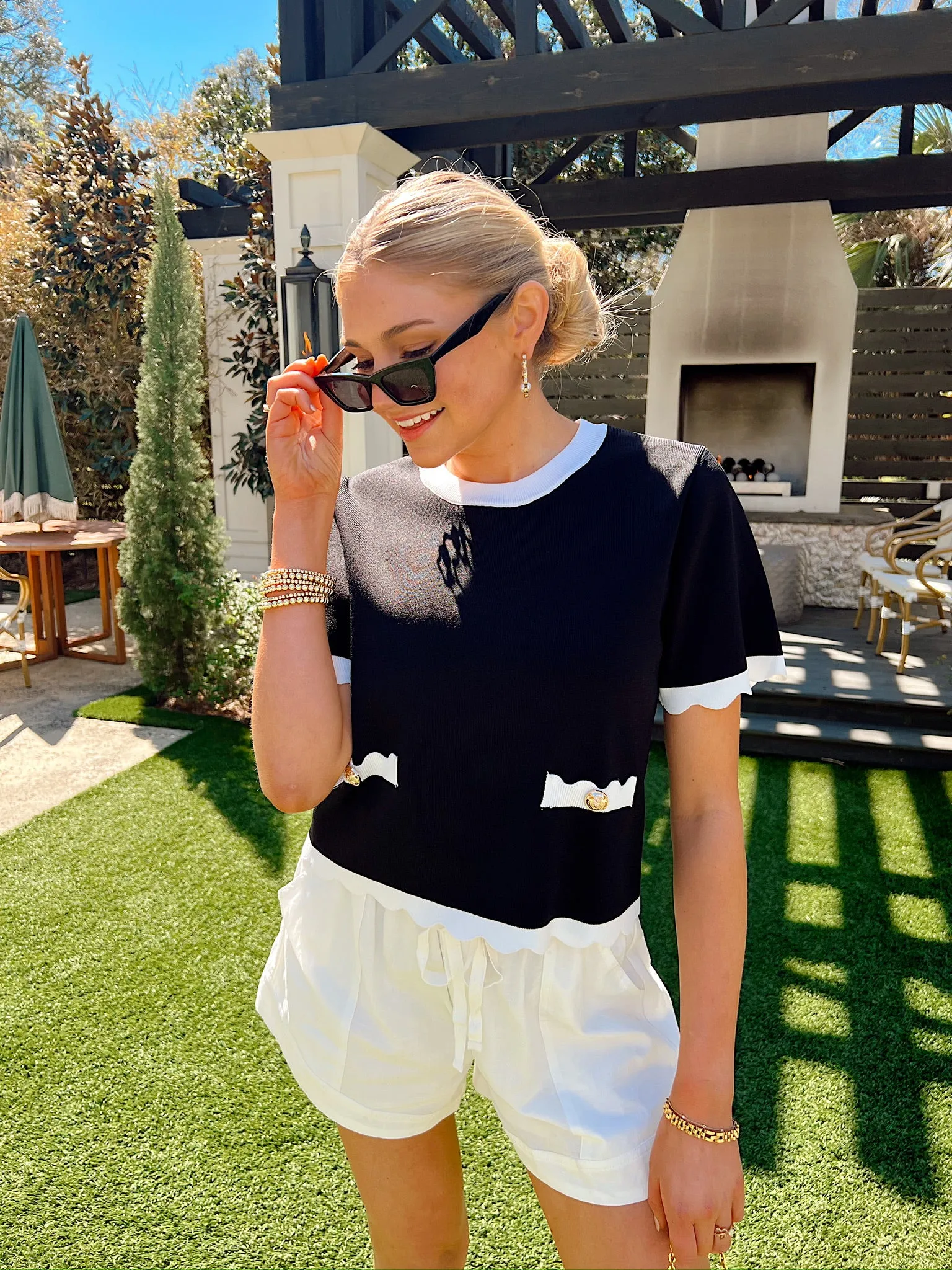 Keep it Stylish High Rise Shorts sold by Bella Rose boutique