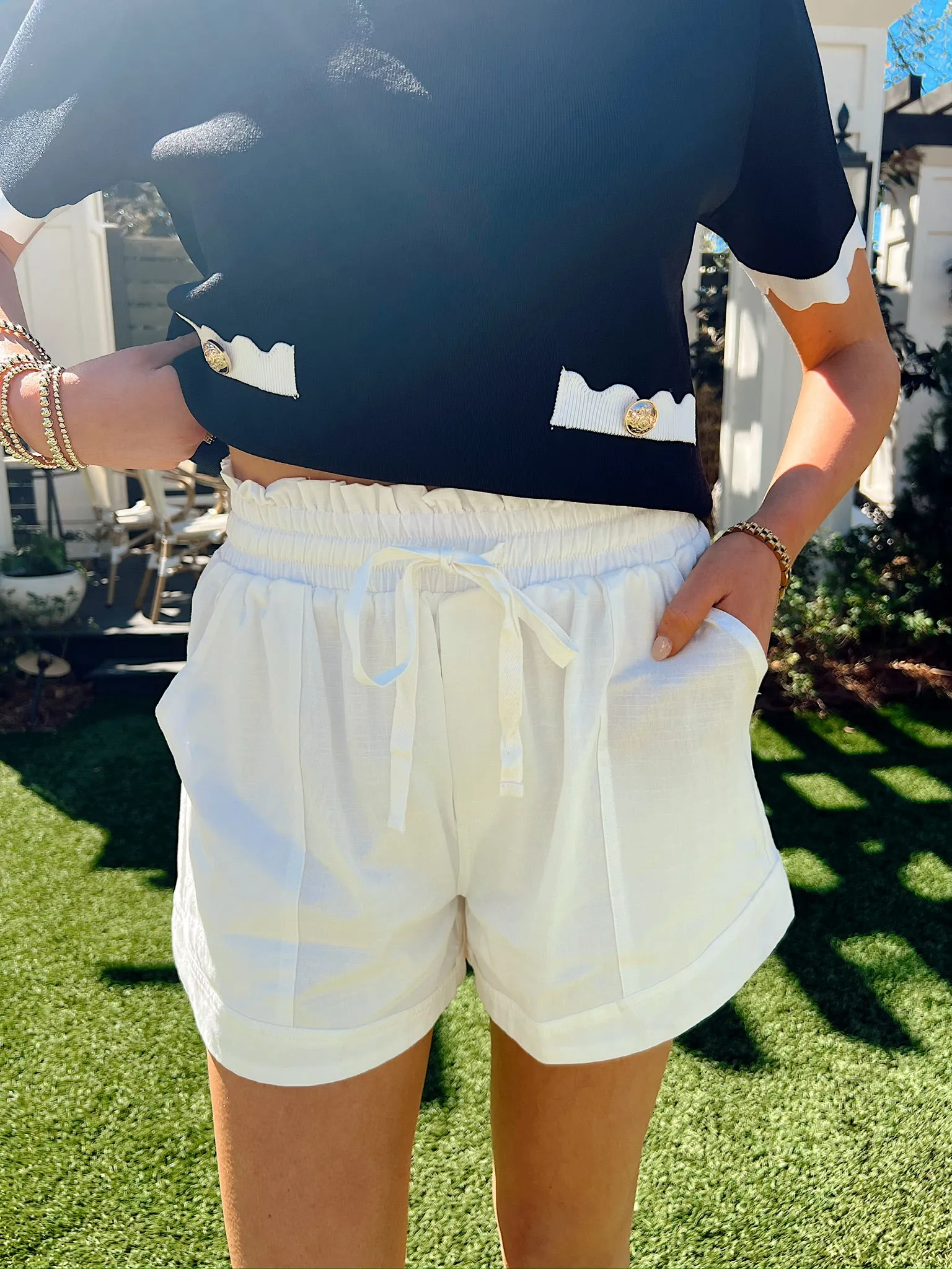 Keep it Stylish High Rise Shorts sold by Bella Rose boutique product image thumbnail 2