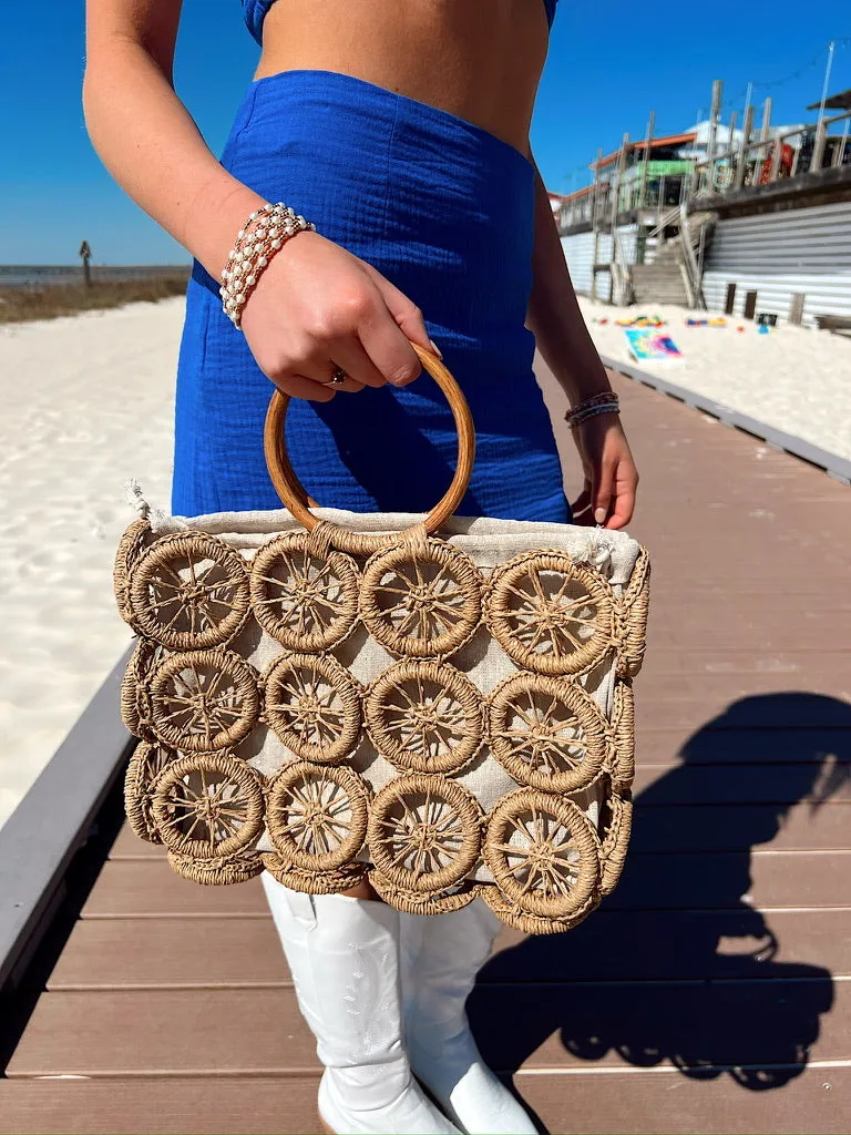Adventurous Spirit Straw Handbag sold by Bella Rose boutique product image thumbnail 5
