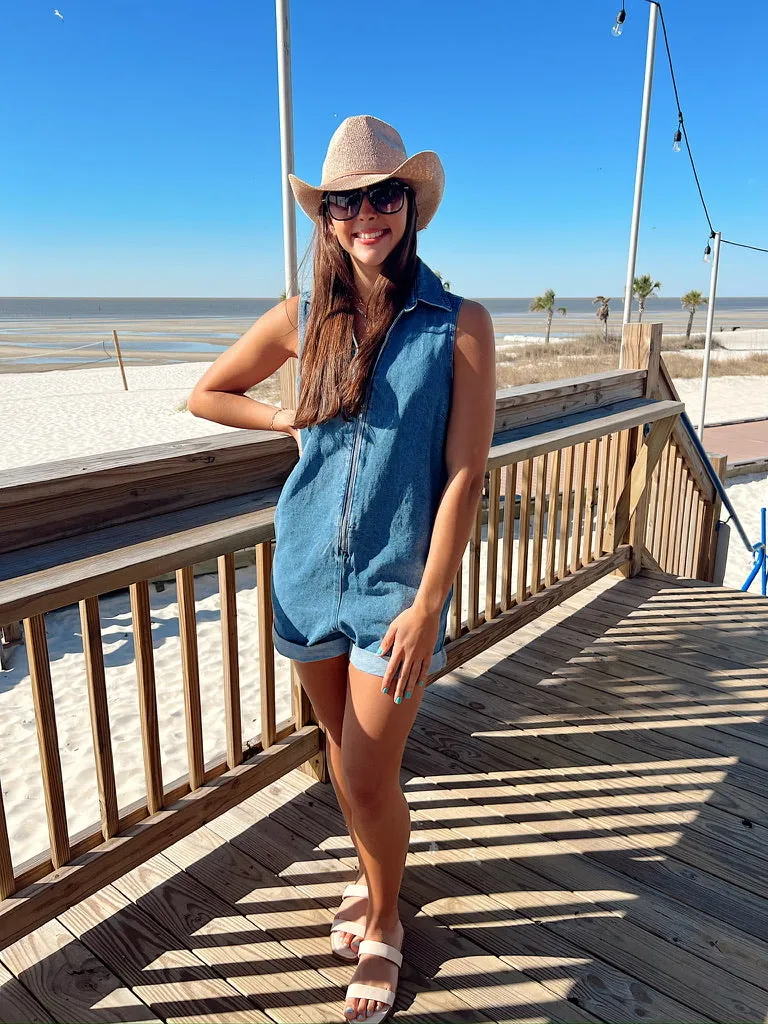 So You Say Denim Romper sold by Bella Rose boutique product image thumbnail 5