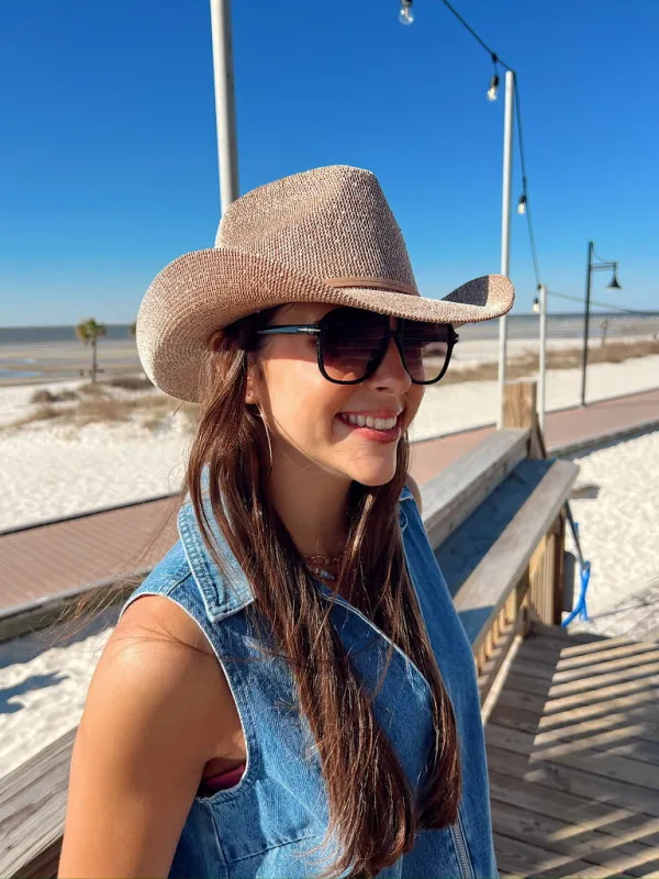 C.C Cowboys & Country Songs Sequin Cowboy Hat sold by Bella Rose boutique
