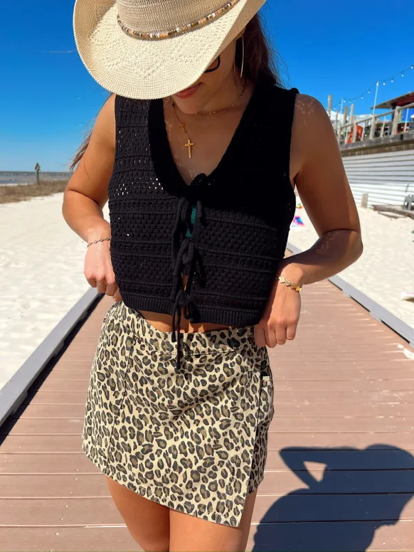 Wild Streak Printed Skort sold by Bella Rose boutique