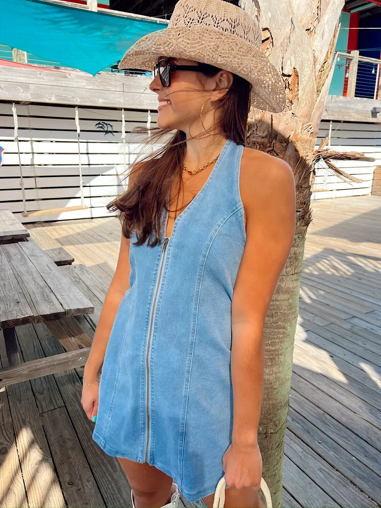 Absolute Edge Halter Neck Mini Dress sold by Bella Rose boutique product image thumbnail 2