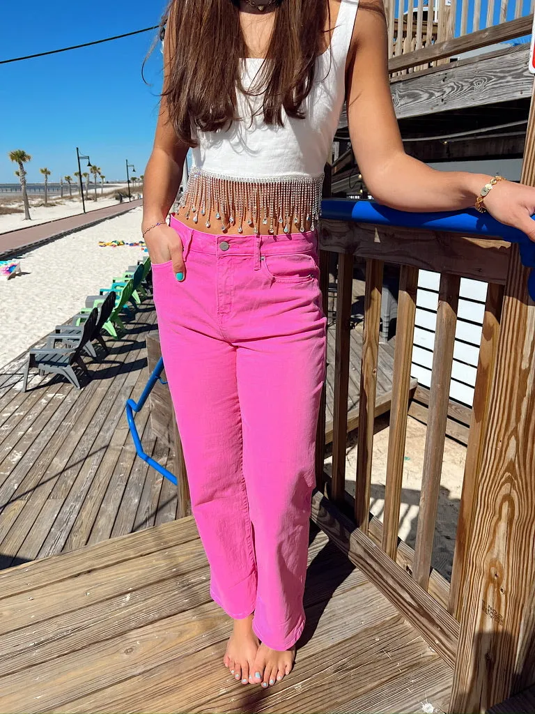 Easy Does It Wide Leg Jeans sold by Bella Rose boutique