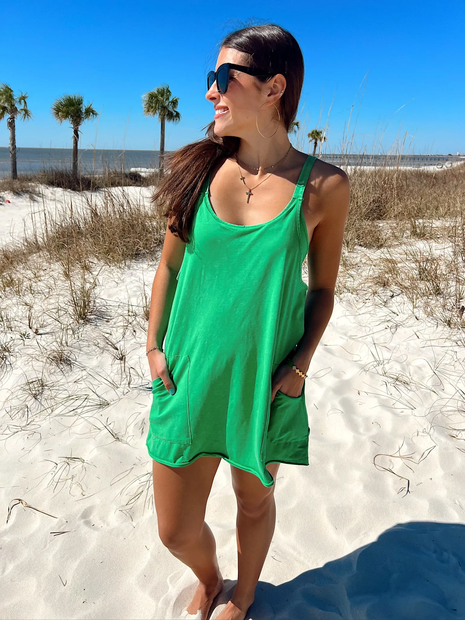 Sun-Kissed Serenity Mini Dress sold by Bella Rose boutique