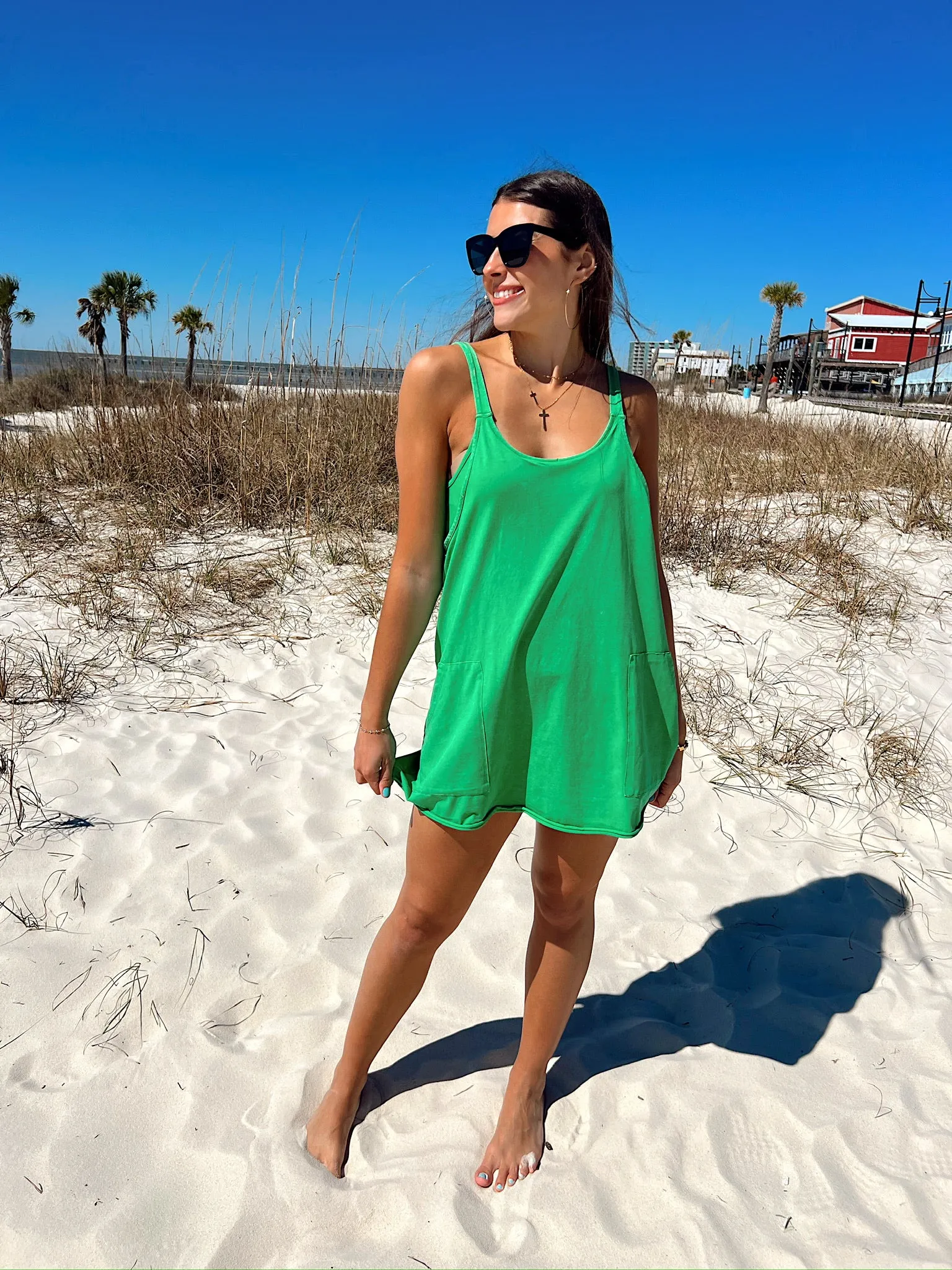 Sun-Kissed Serenity Mini Dress sold by Bella Rose boutique product image thumbnail 2