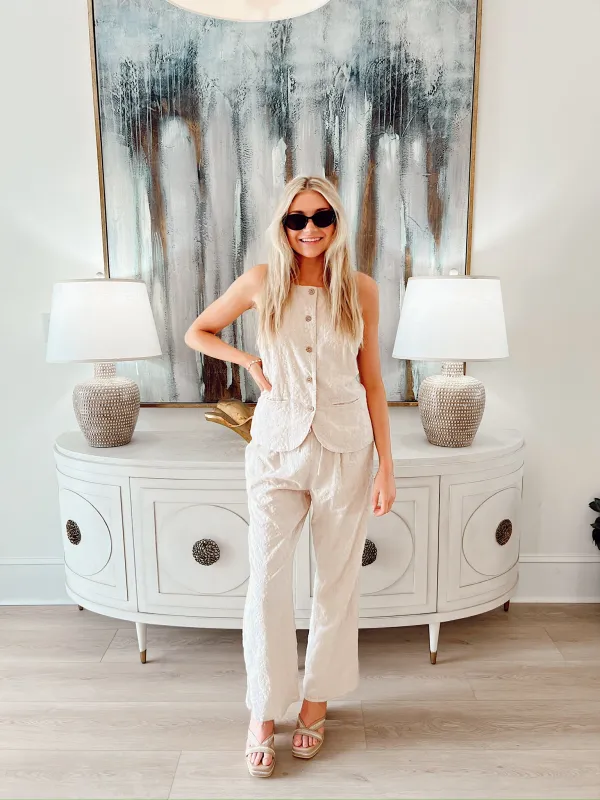 Summer Night Eyelet Pants sold by Bella Rose boutique