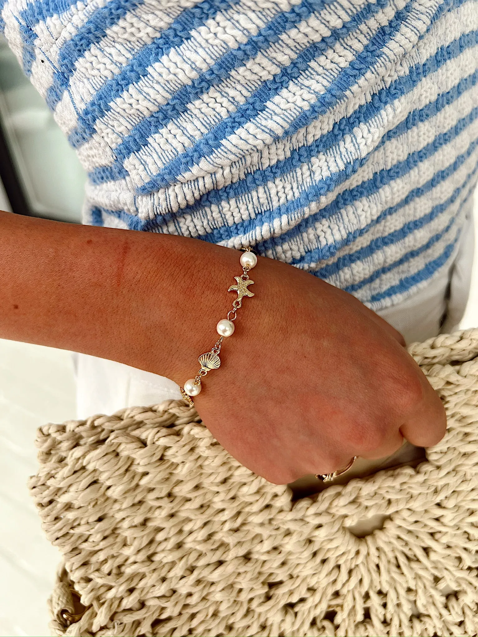 Sounds Of The Sea Bracelet sold by Bella Rose boutique