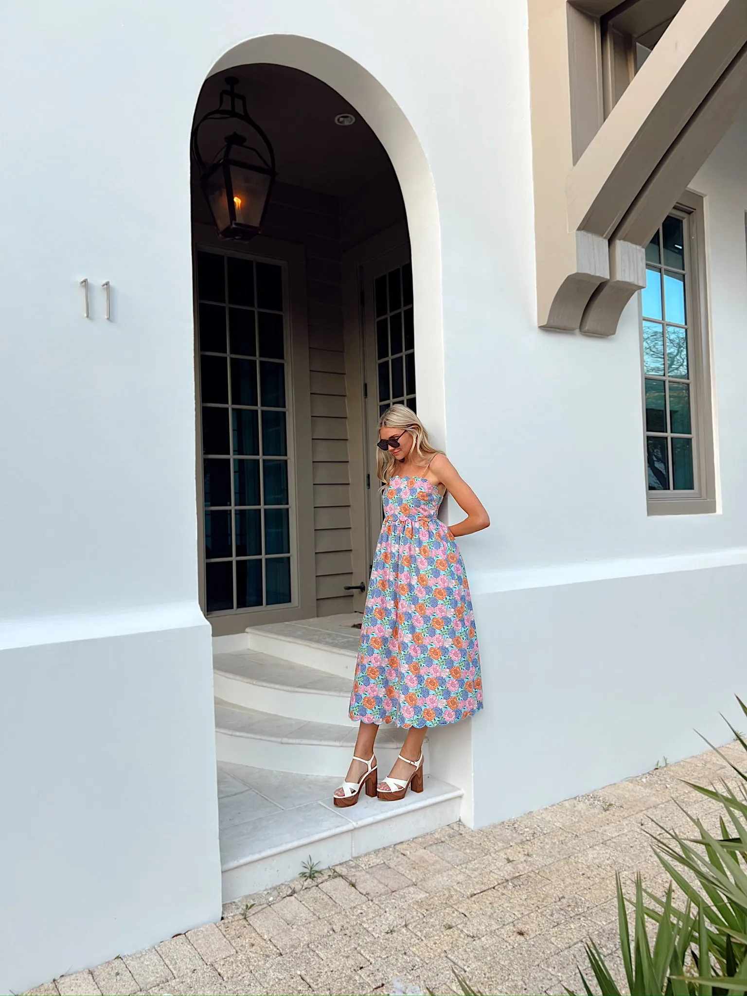 Florist's Dreams Midi Dress sold by Bella Rose boutique product image thumbnail 4