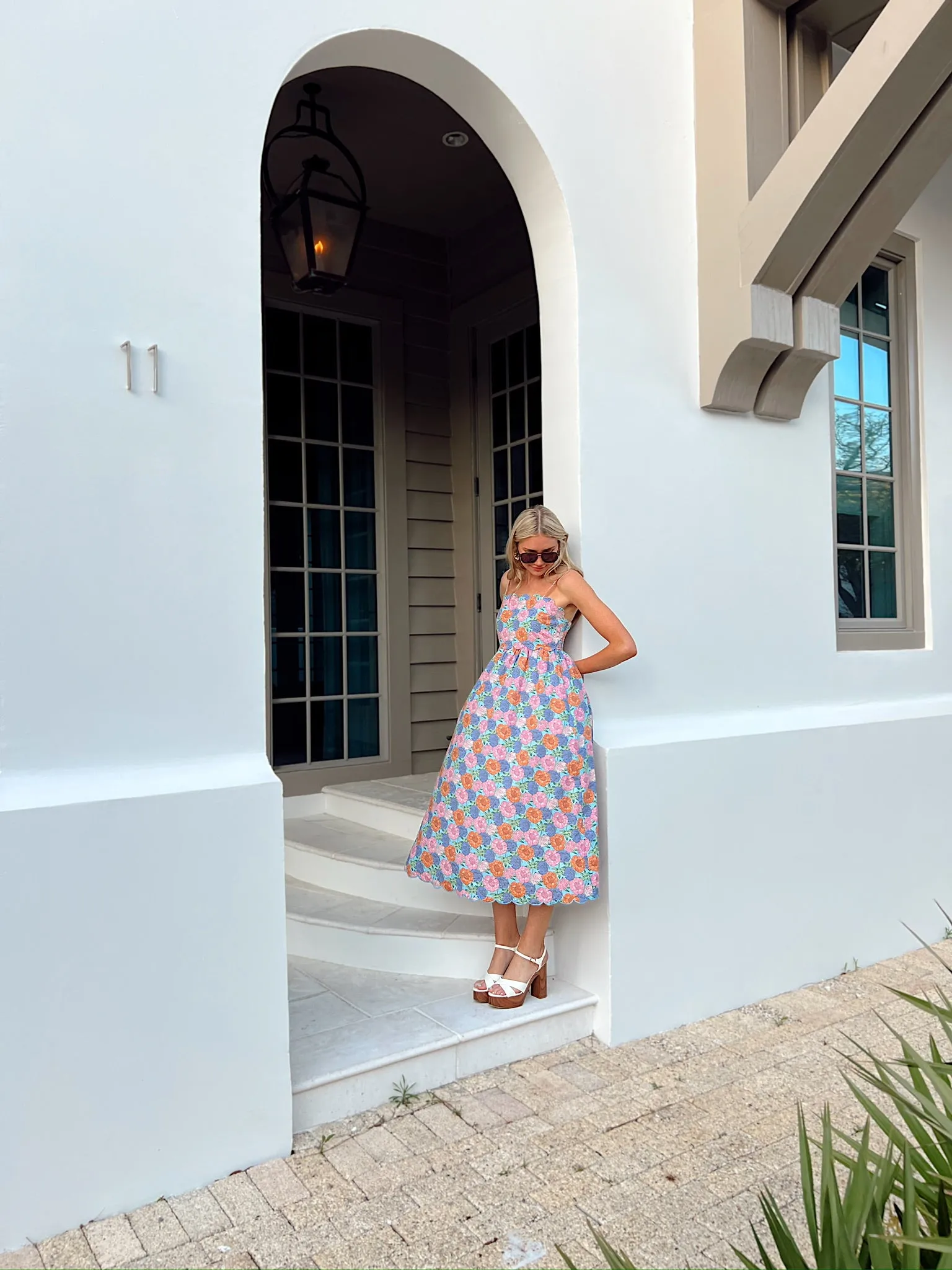 Florist's Dreams Midi Dress sold by Bella Rose boutique product image thumbnail 3