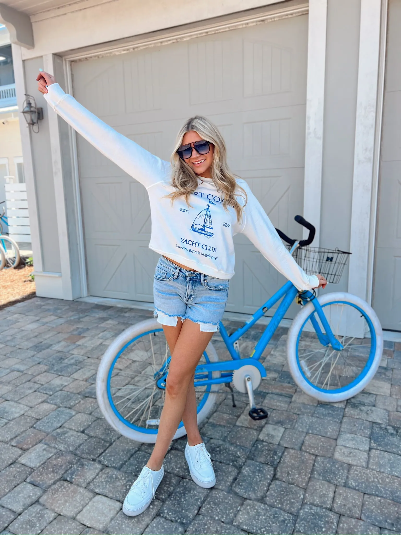 East Coast Yacht Club Sweatshirt sold by Bella Rose boutique product image thumbnail 2