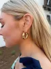 Marvelous Ease Hoop Earrings sold by Bella Rose boutique