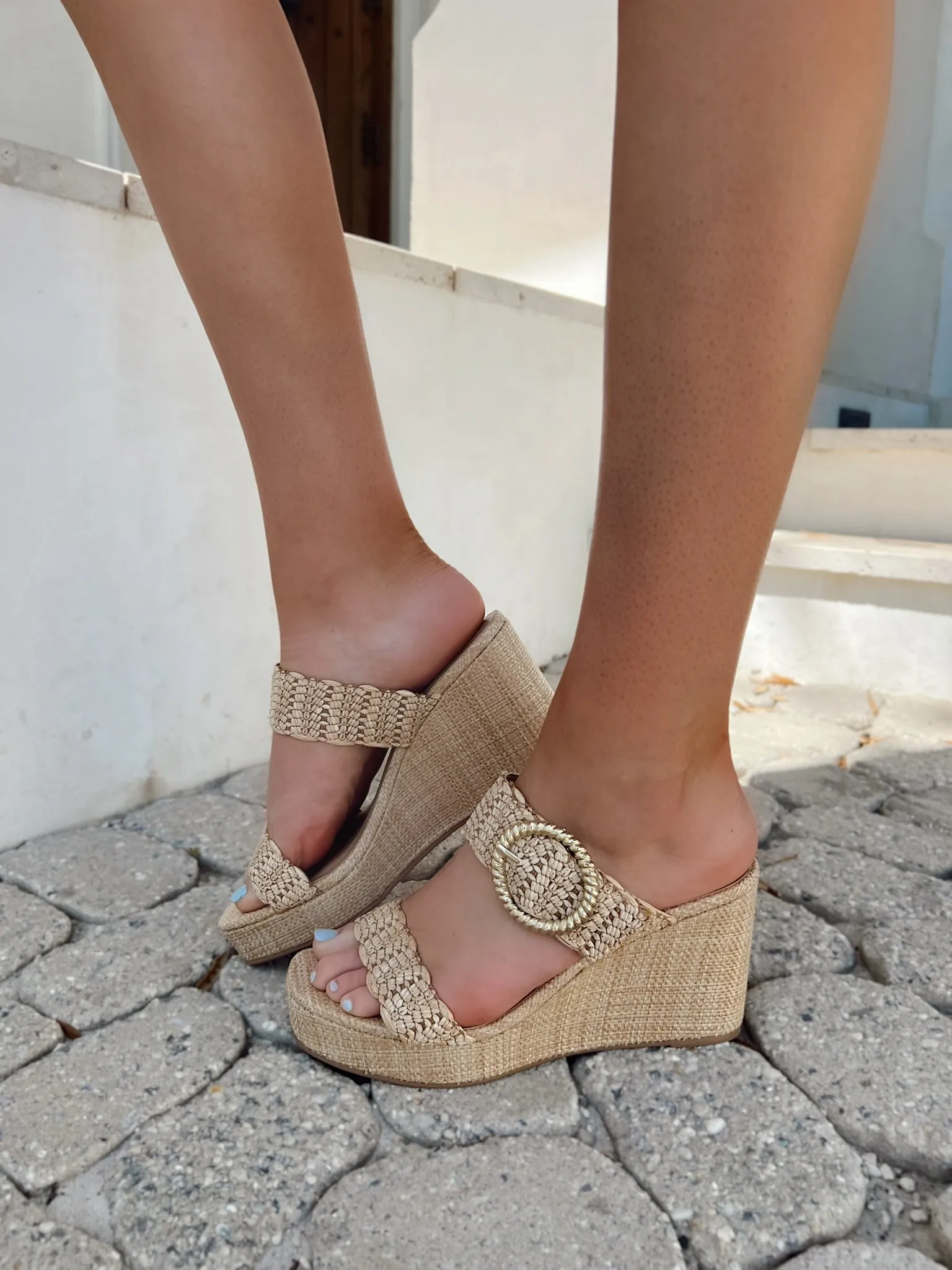 Cute But Complicated Platform Wedges sold by Bella Rose boutique