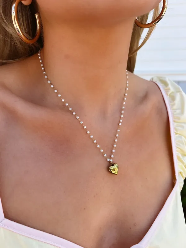 Infinite Romance Pearl Necklace sold by Bella Rose boutique