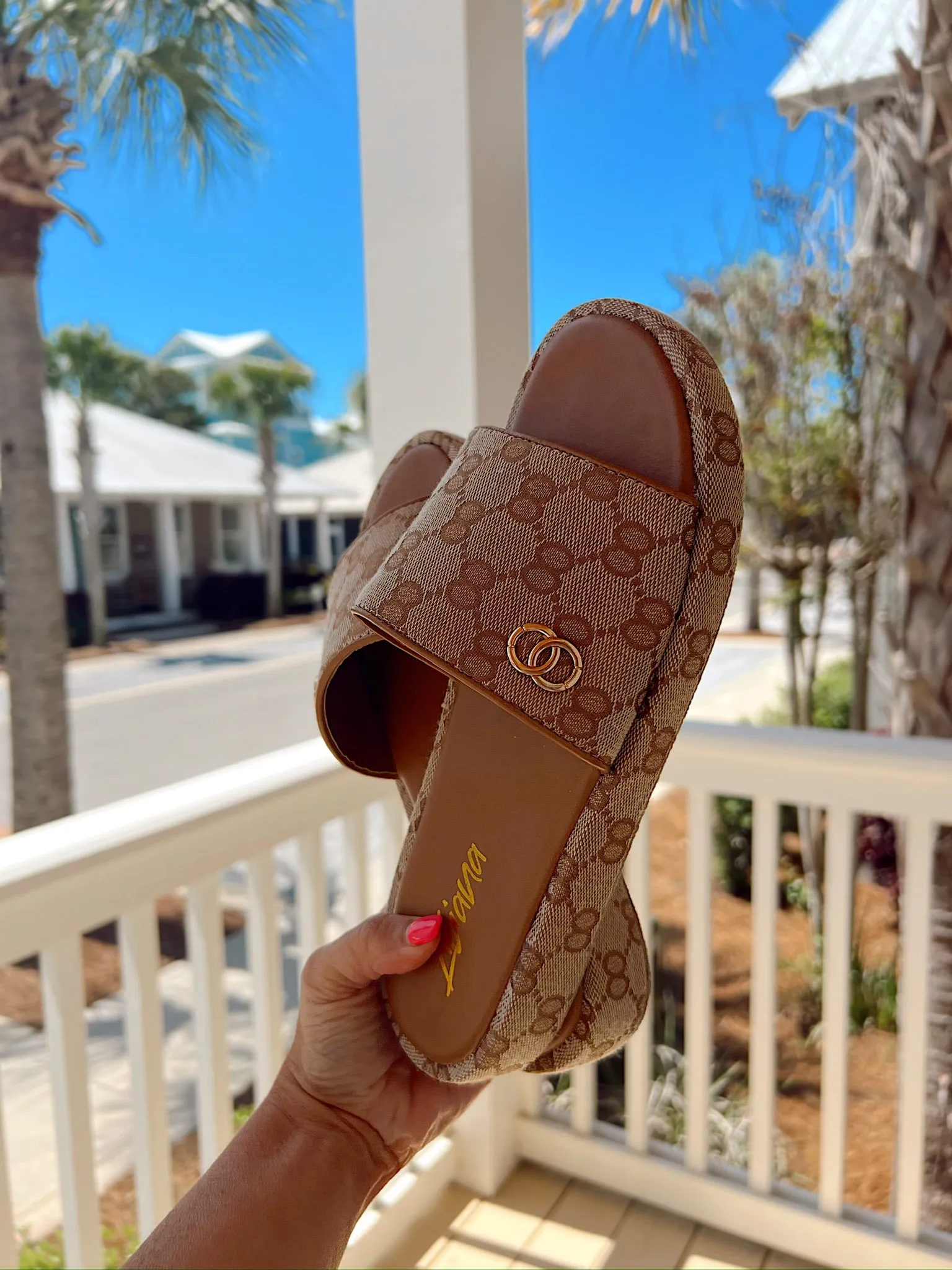 Addressing The Rumors Platform Sandals sold by Bella Rose boutique product image thumbnail 2