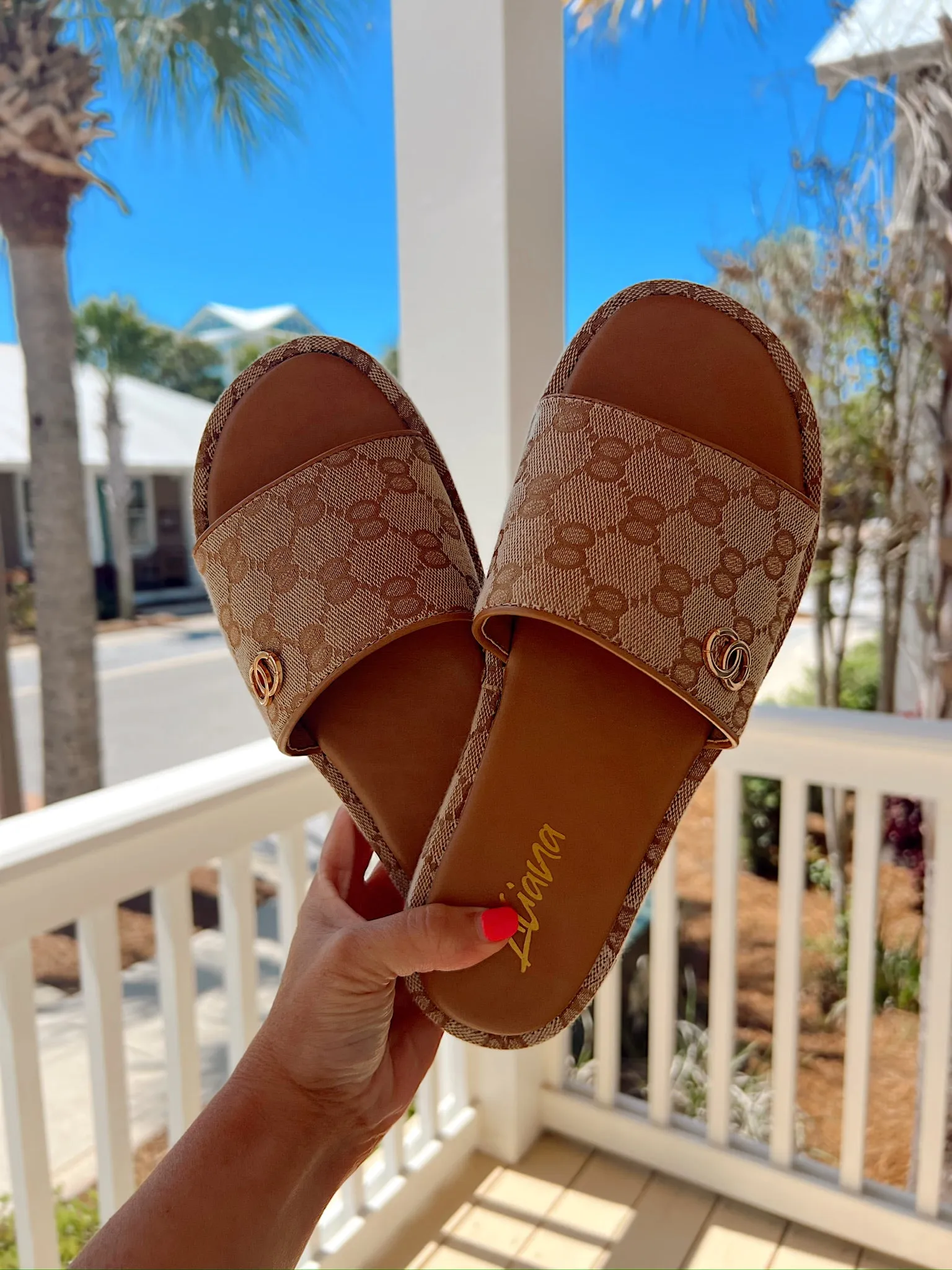 Addressing The Rumors Platform Sandals sold by Bella Rose boutique