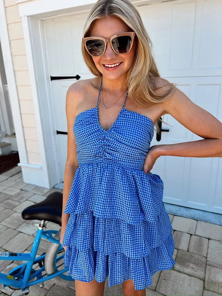 Wild Wishes Ruffled Mini Dress sold by Bella Rose boutique product image thumbnail 4