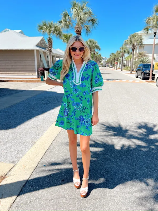 Inspiring Kindness Floral Mini Dress sold by Bella Rose boutique