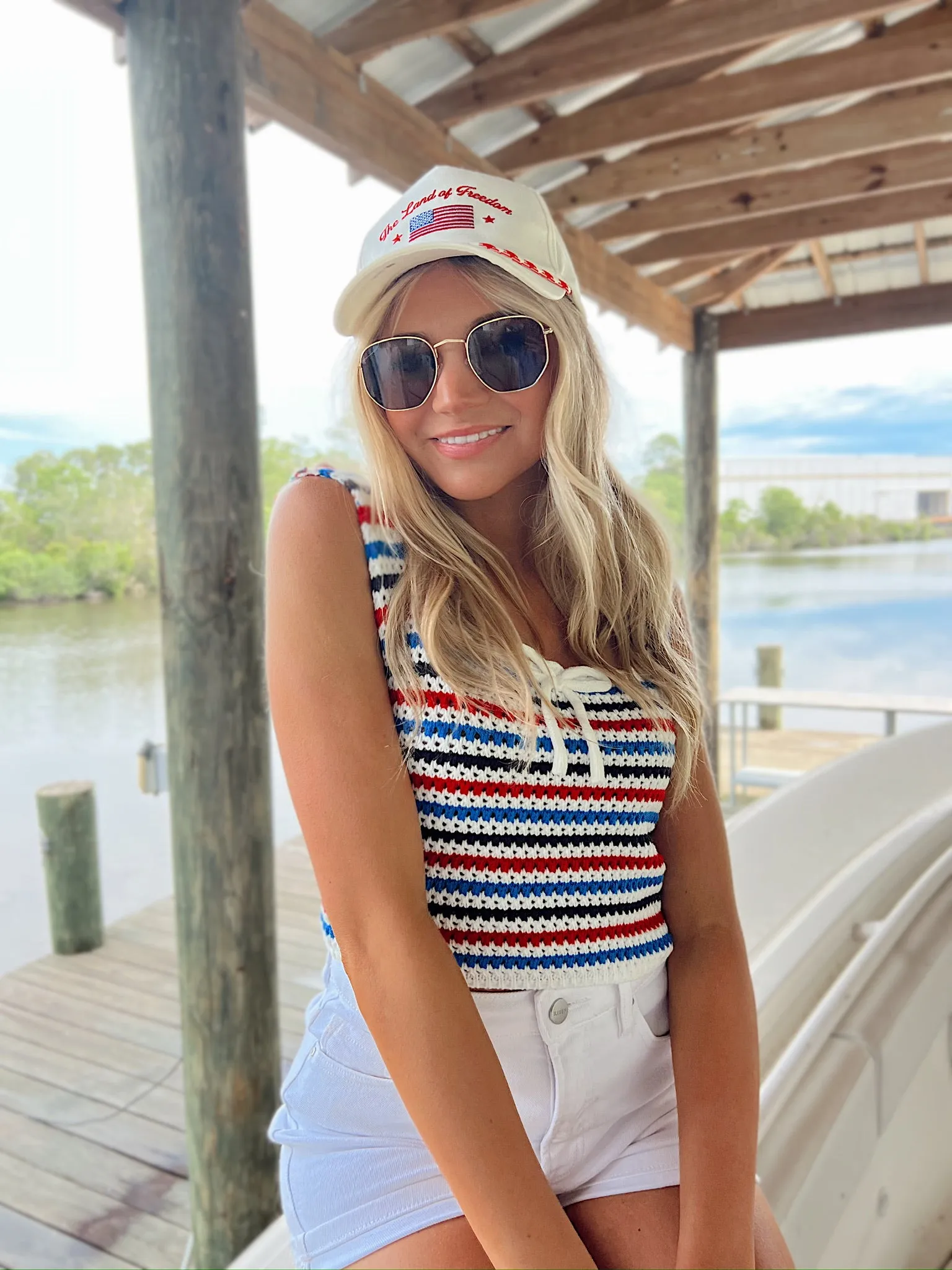 Born Free Striped Top sold by Bella Rose boutique product image thumbnail 4