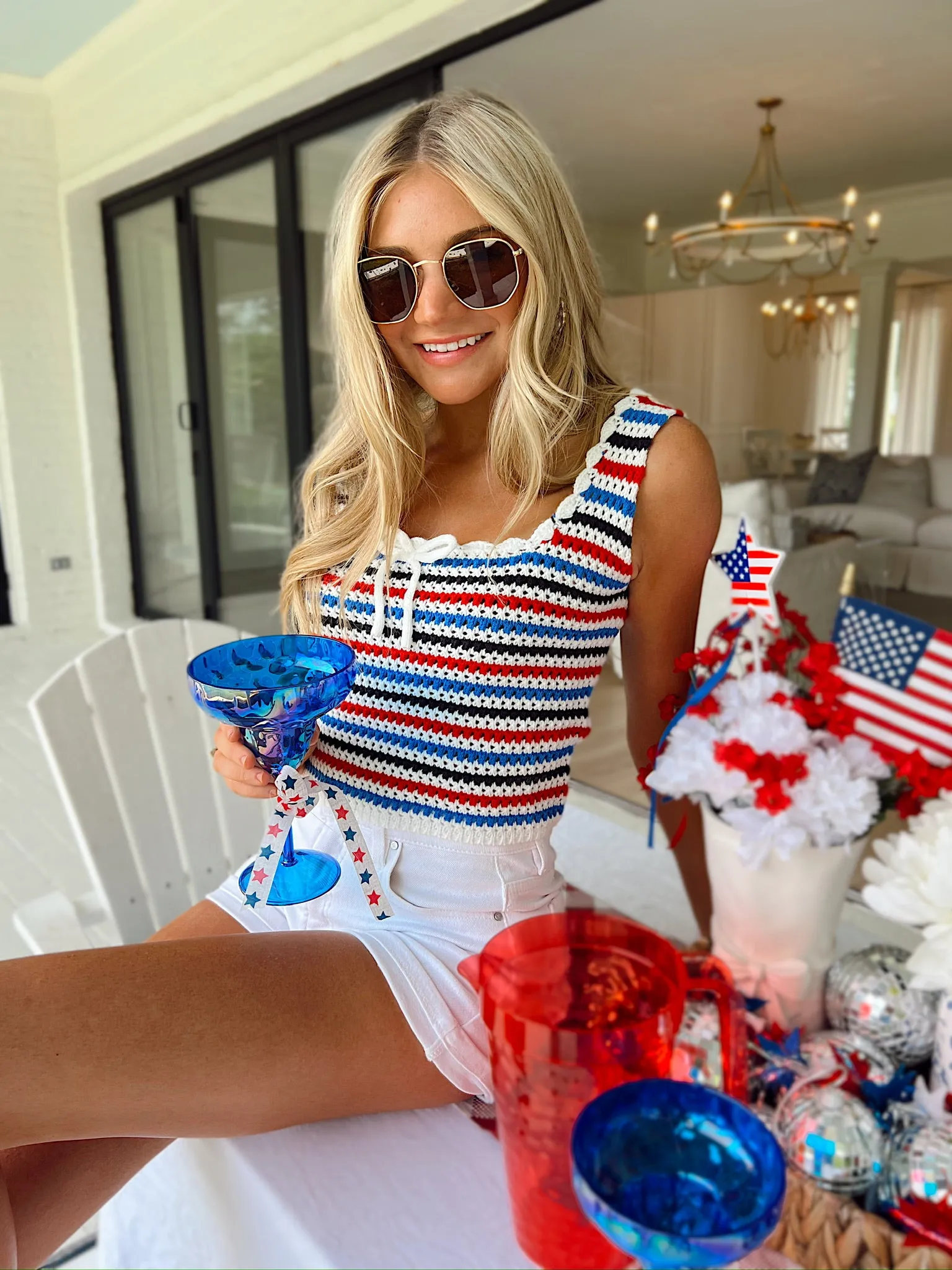 Born Free Striped Top sold by Bella Rose boutique product image thumbnail 2