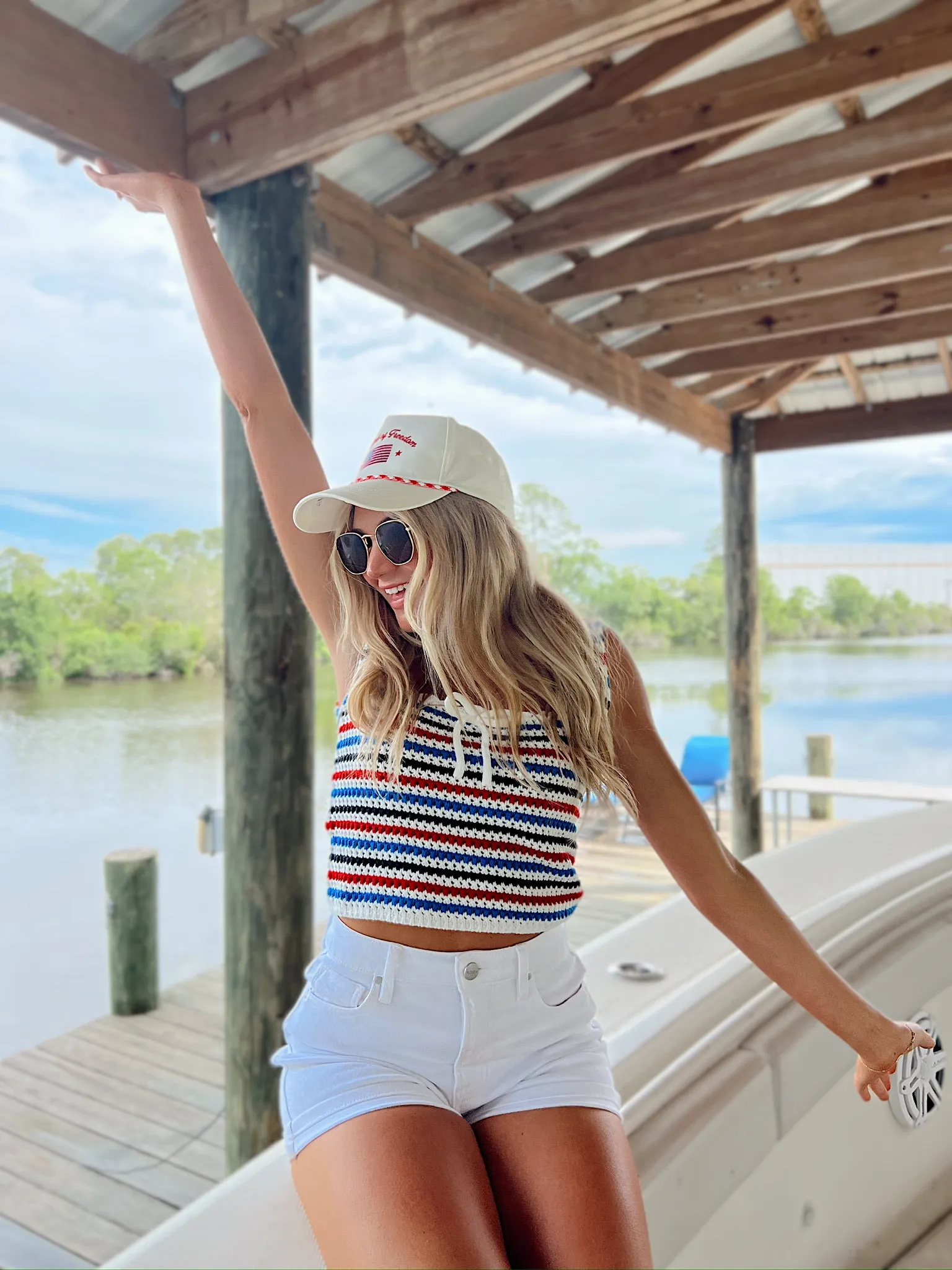 Born Free Striped Top sold by Bella Rose boutique product image thumbnail 5