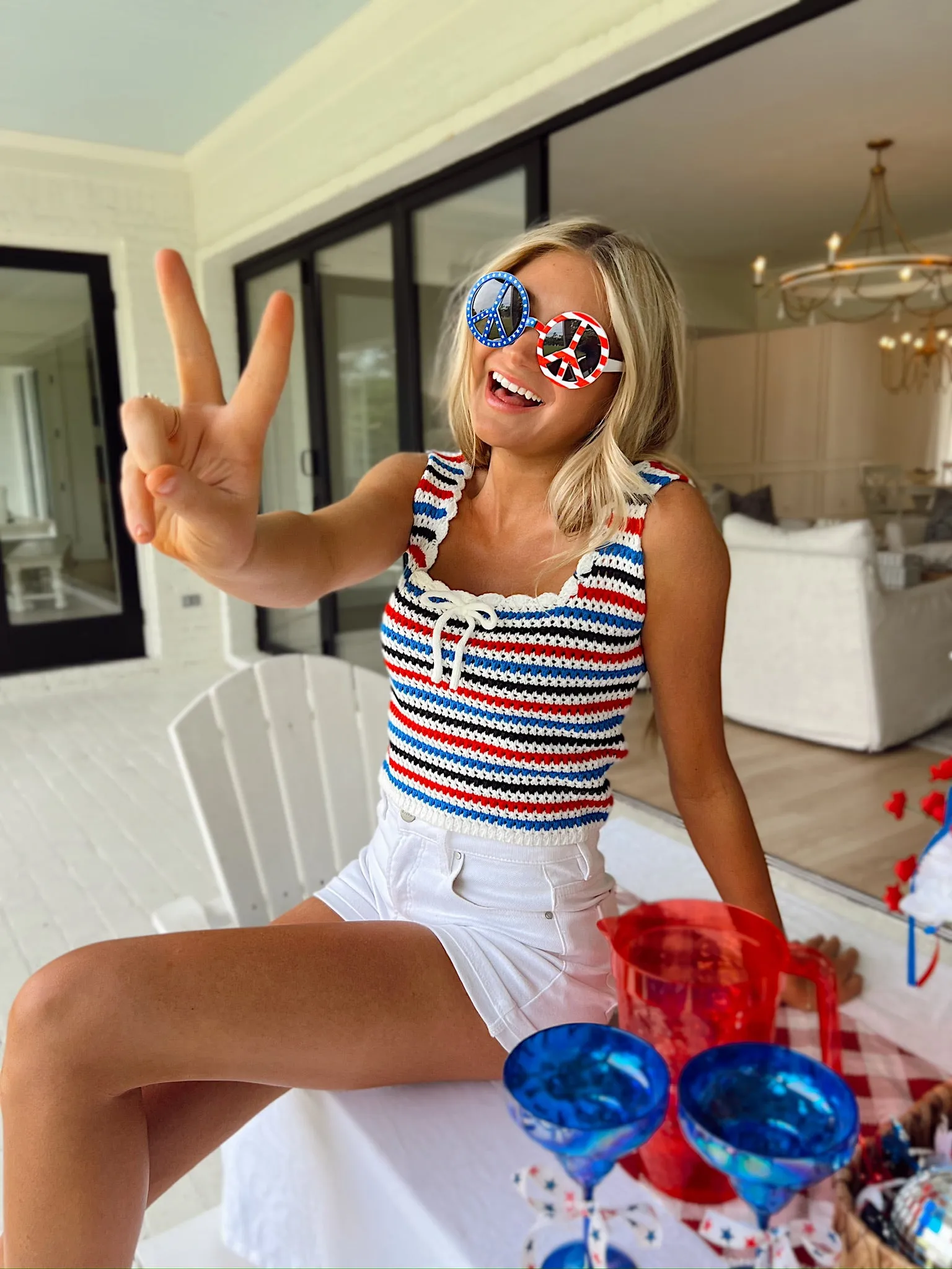 Born Free Striped Top sold by Bella Rose boutique product image thumbnail 3