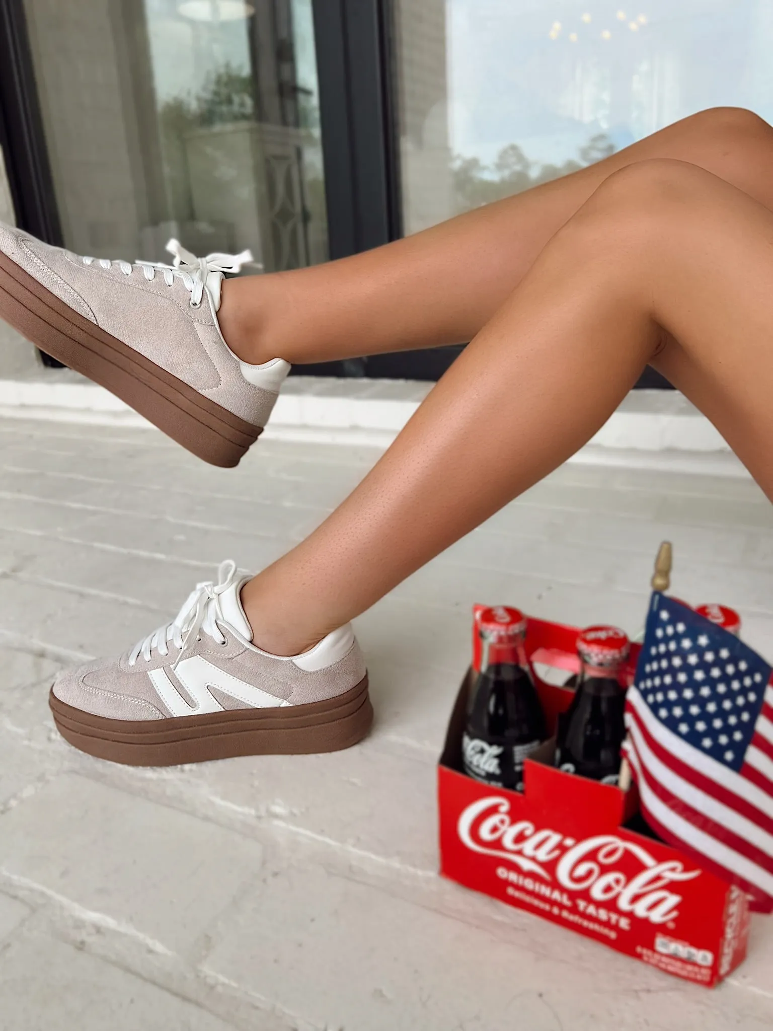 No Plans No Problems Sneakers sold by Bella Rose boutique product image thumbnail 4