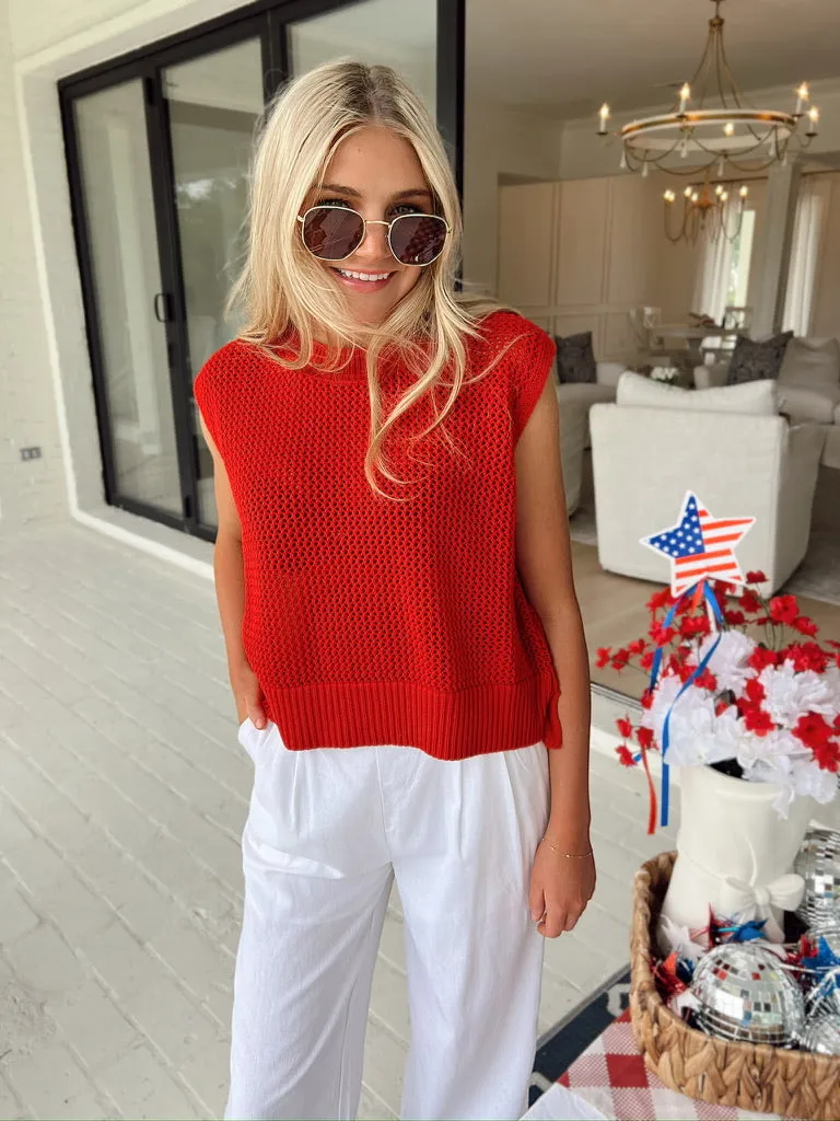 Feelin' Confident Sheer Knit Top sold by Bella Rose boutique product image thumbnail 5