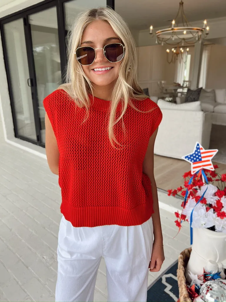 Feelin' Confident Sheer Knit Top sold by Bella Rose boutique product image thumbnail 4