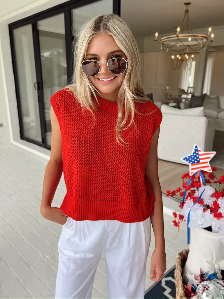 Feelin' Confident Sheer Knit Top sold by Bella Rose boutique product image thumbnail 3