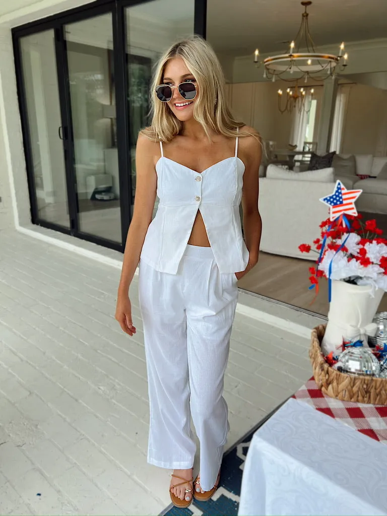 Workflow Edge Linen Top sold by Bella Rose boutique product image thumbnail 3