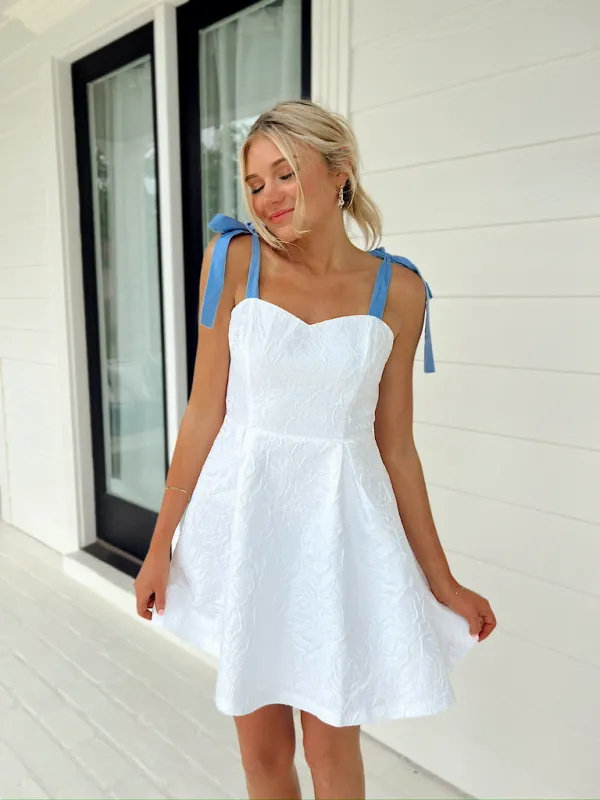 That Something Blue Mini Dress sold by Bella Rose boutique