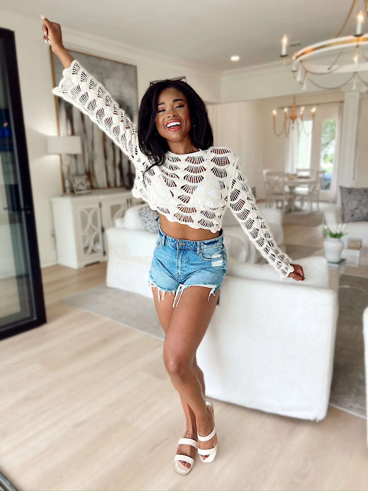 Bohemian Spirit Crochet Top sold by Bella Rose boutique product image thumbnail 3