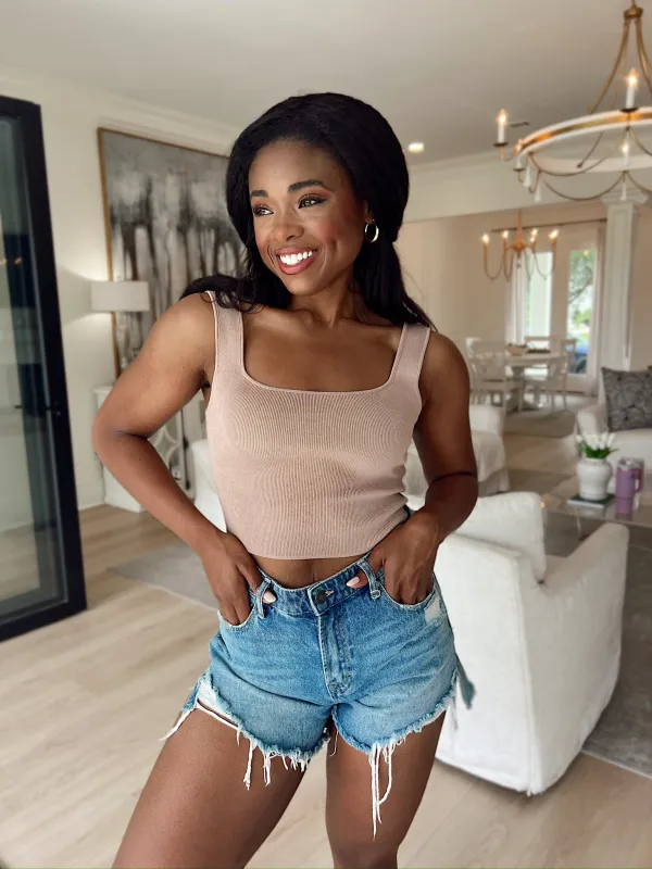 Casual Composure Crop Top sold by Bella Rose boutique