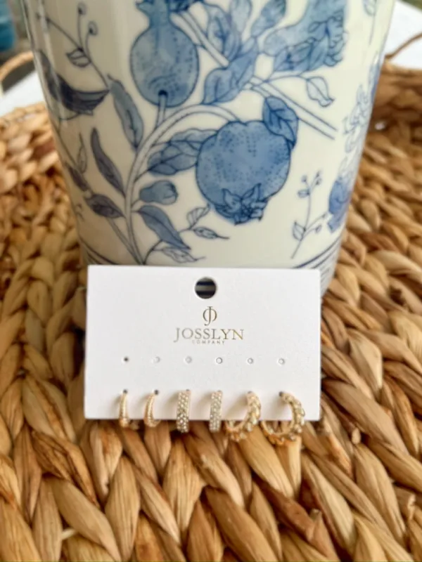 Fuel Your Fascination Trio Earring Set sold by Bella Rose boutique