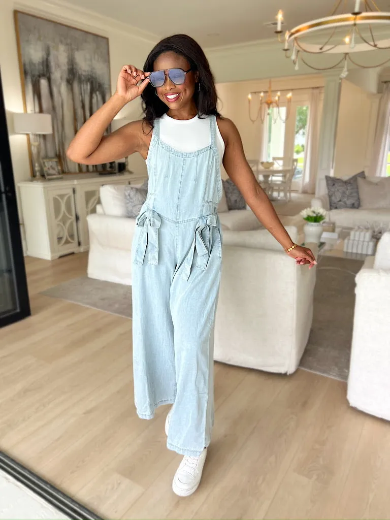 Little Country Charm Denim Jumpsuit sold by Bella Rose boutique product image thumbnail 3