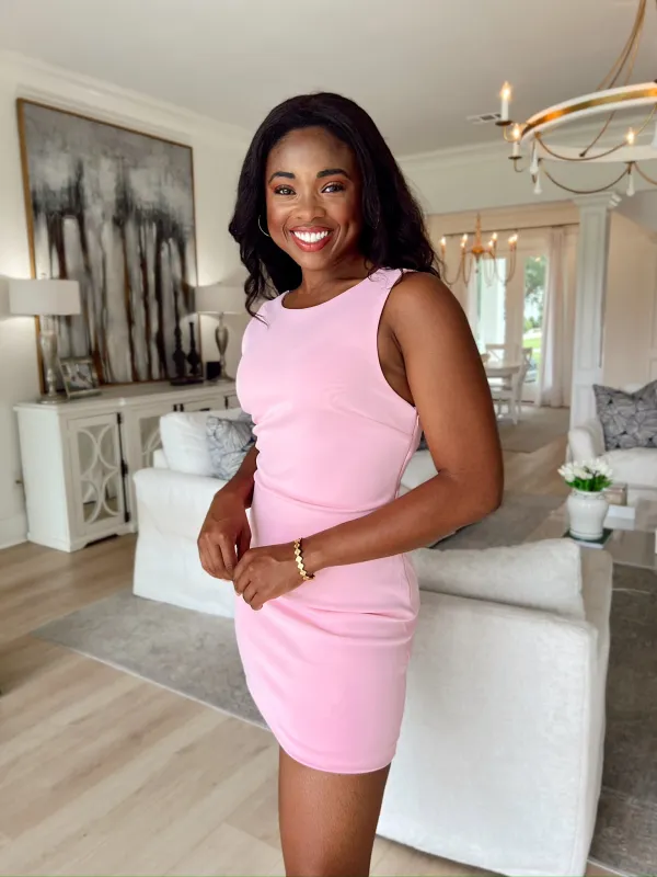 Perfectly Flirtatious Bodycon Mini Dress sold by Bella Rose boutique