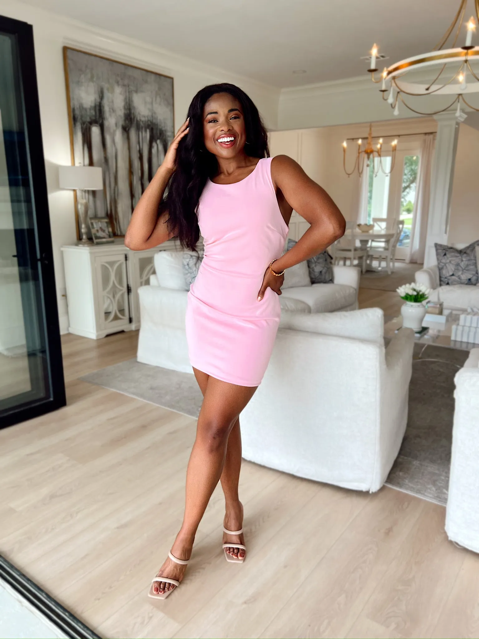 Perfectly Flirtatious Bodycon Mini Dress sold by Bella Rose boutique product image thumbnail 3