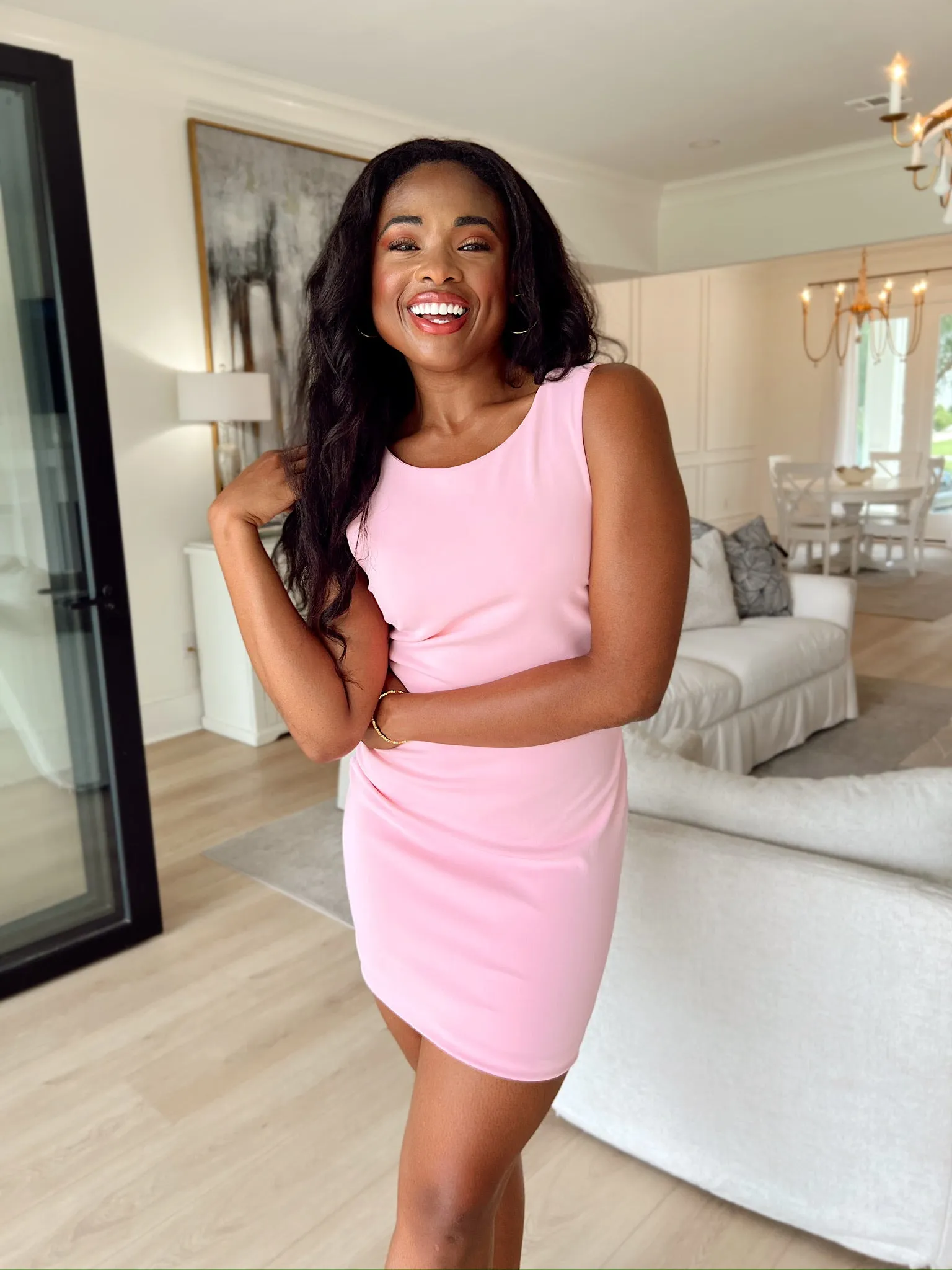 Perfectly Flirtatious Bodycon Mini Dress sold by Bella Rose boutique product image thumbnail 4