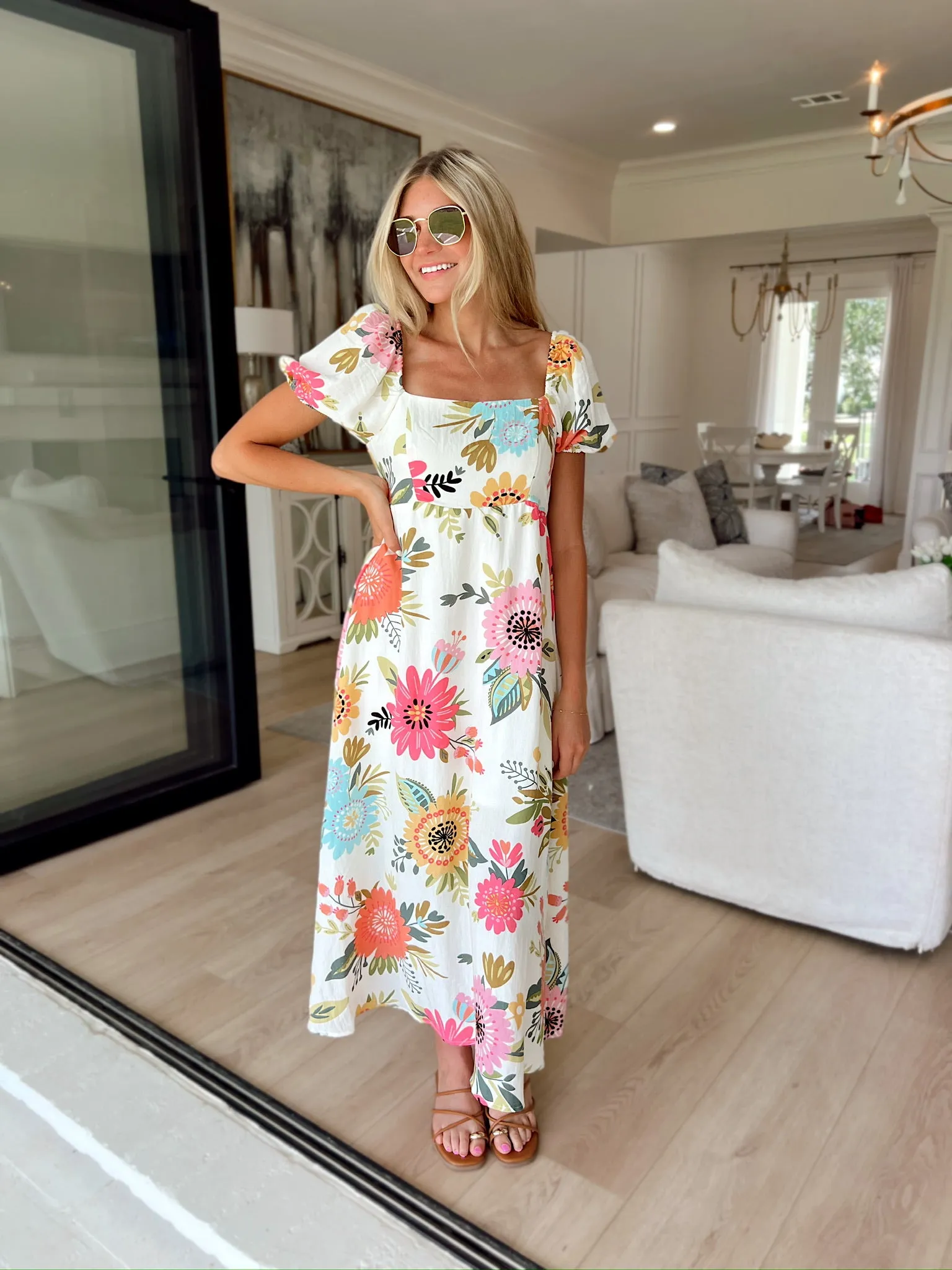 Darling Adoration Midi Dress sold by Bella Rose boutique