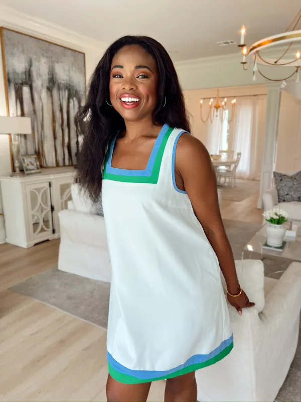 Immaculate Chicness Shift Mini Dress sold by Bella Rose boutique