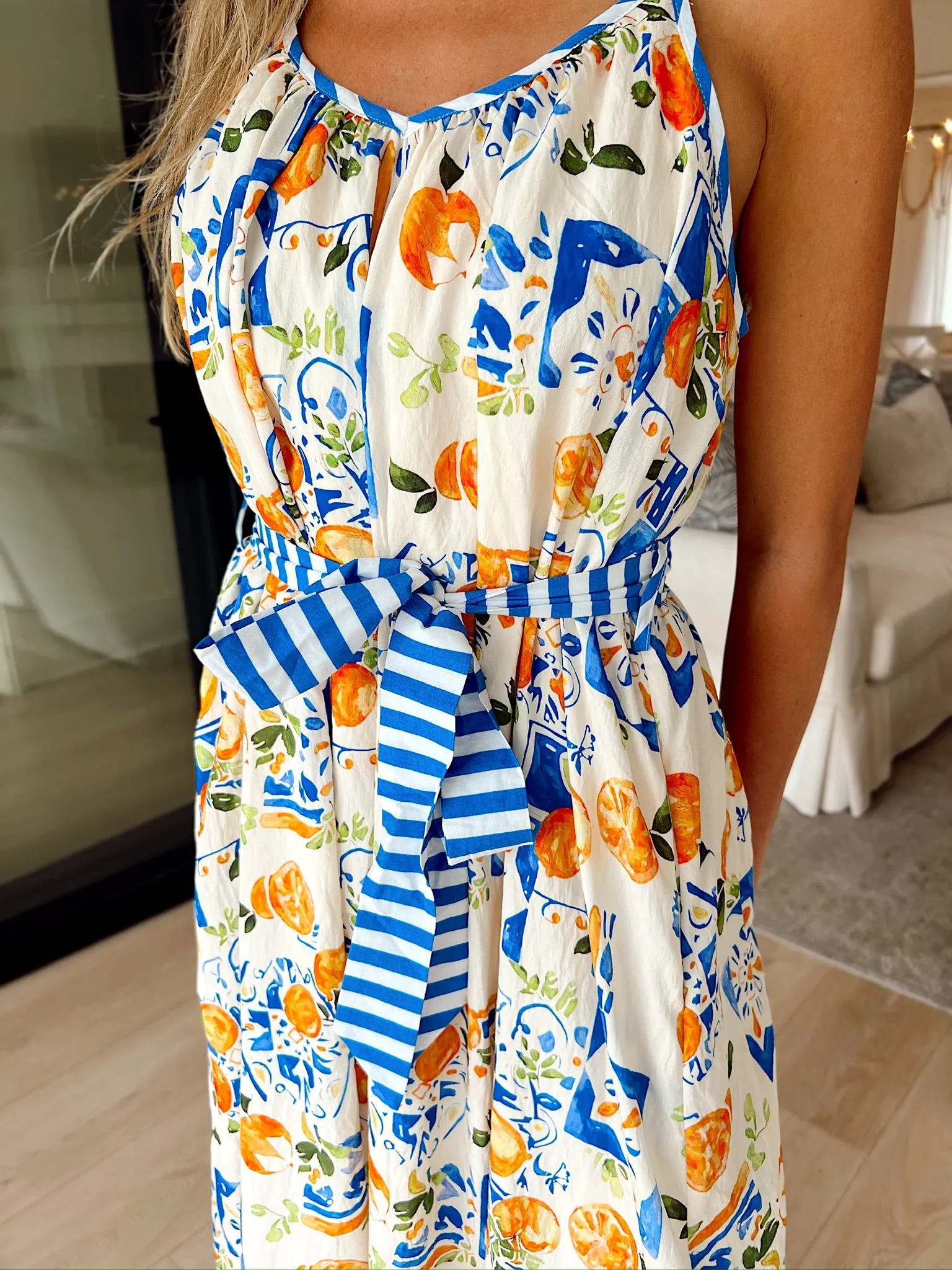 Mimosas In Florence Midi Dress sold by Bella Rose boutique product image thumbnail 3