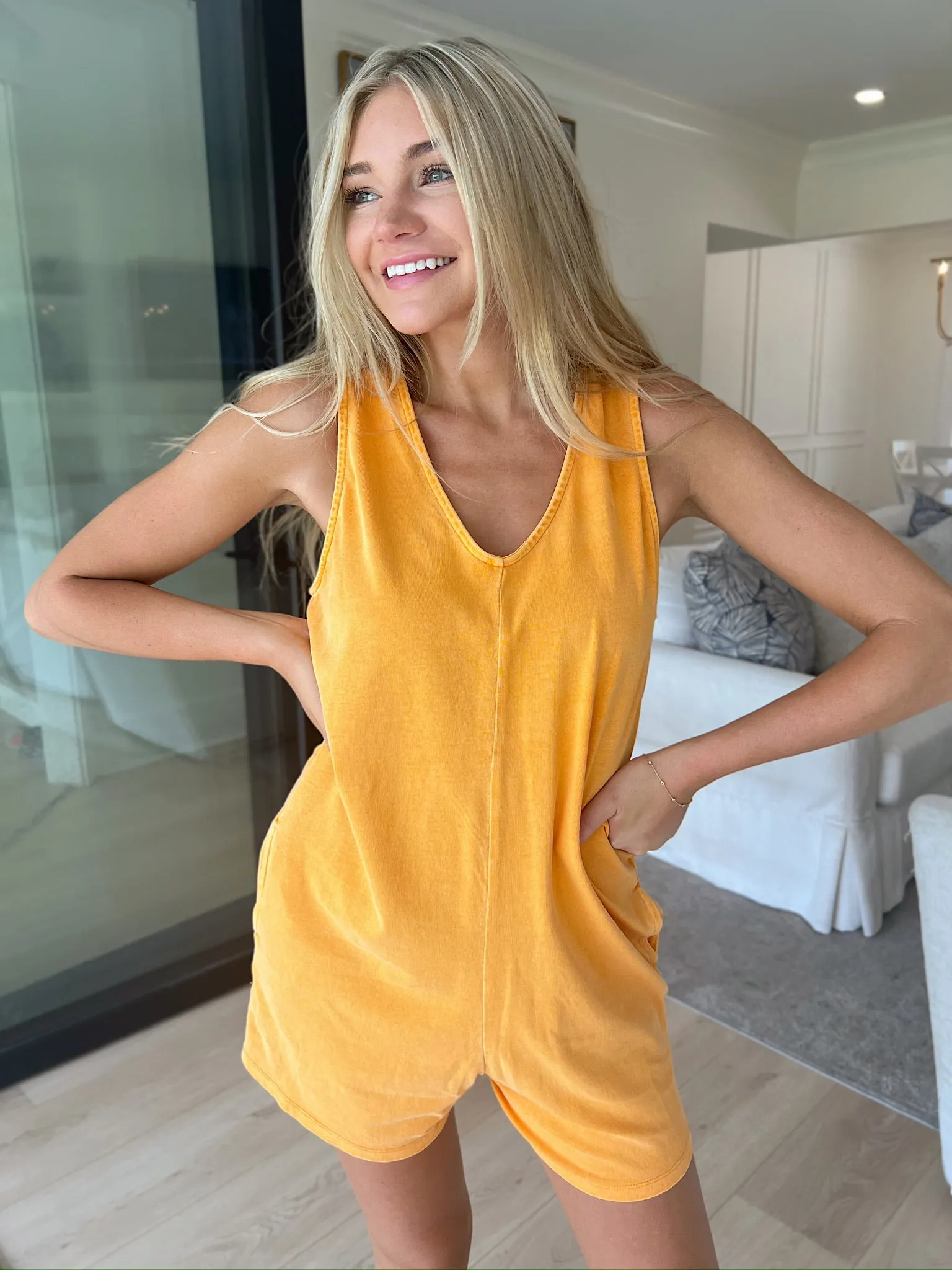 Can't Stop You Sleeveless Romper sold by Bella Rose boutique